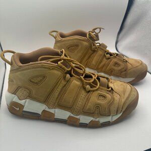 Nike Air More Uptempo Sneakers 2017 Camel Tan Color Men's Size 13 Shoes